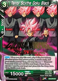 Terror Scythe Goku Black (Titan Player Stamped) (BT3-075) [Tournament Promotion Cards] | Rock City Comics