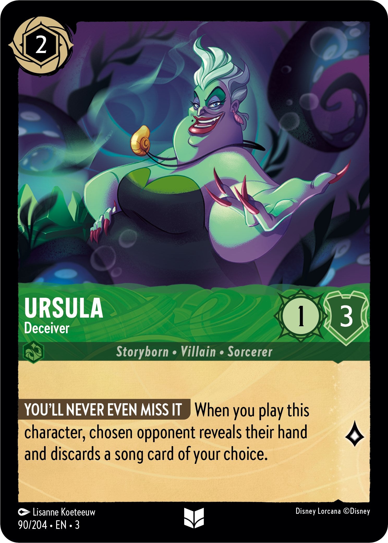 Ursula - Deceiver (90/204) [Into the Inklands] | Rock City Comics