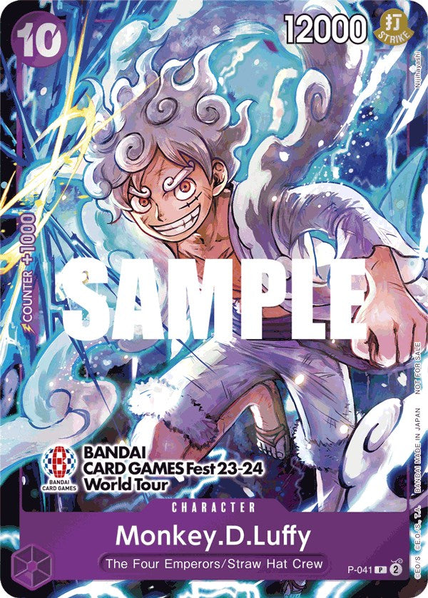 Monkey.D.Luffy (BANDAI CARD GAMES Fest 23-24 World Tour) [One Piece Promotion Cards] | Rock City Comics