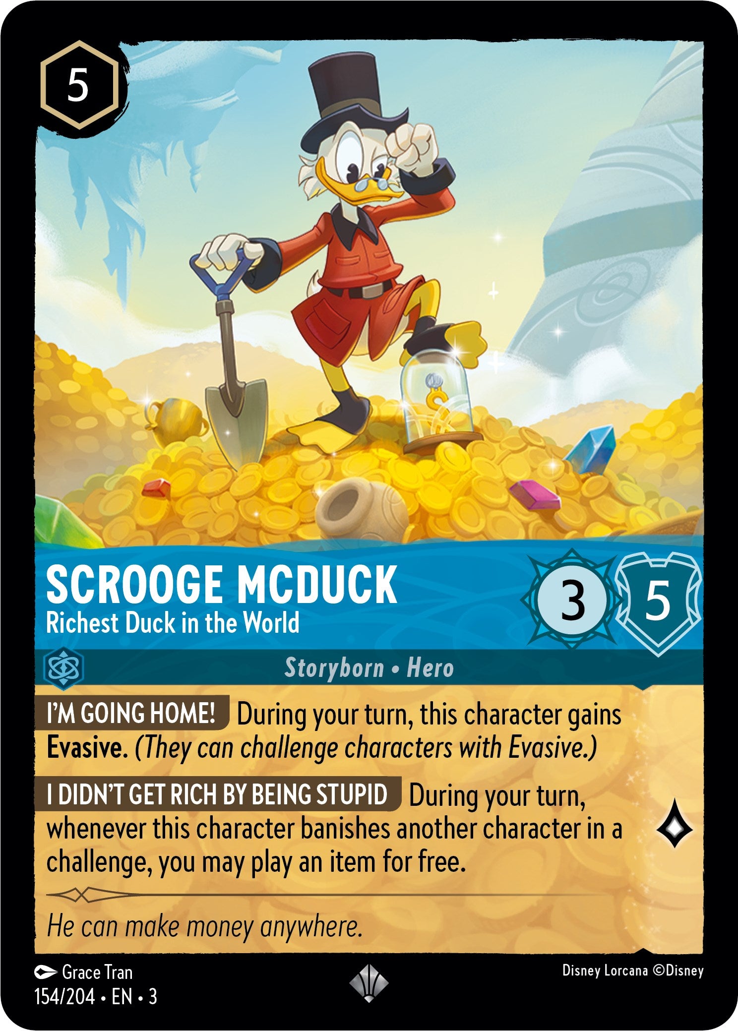 Scrooge McDuck - Richest Duck in the World (154/204) [Into the Inklands] | Rock City Comics