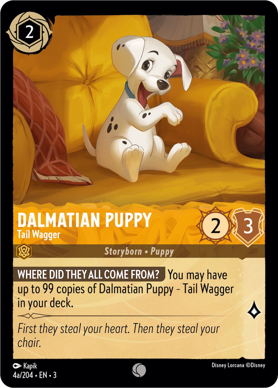 Dalmatian Puppy - Tail Wagger (4a) (4a/204) [Into the Inklands] | Rock City Comics