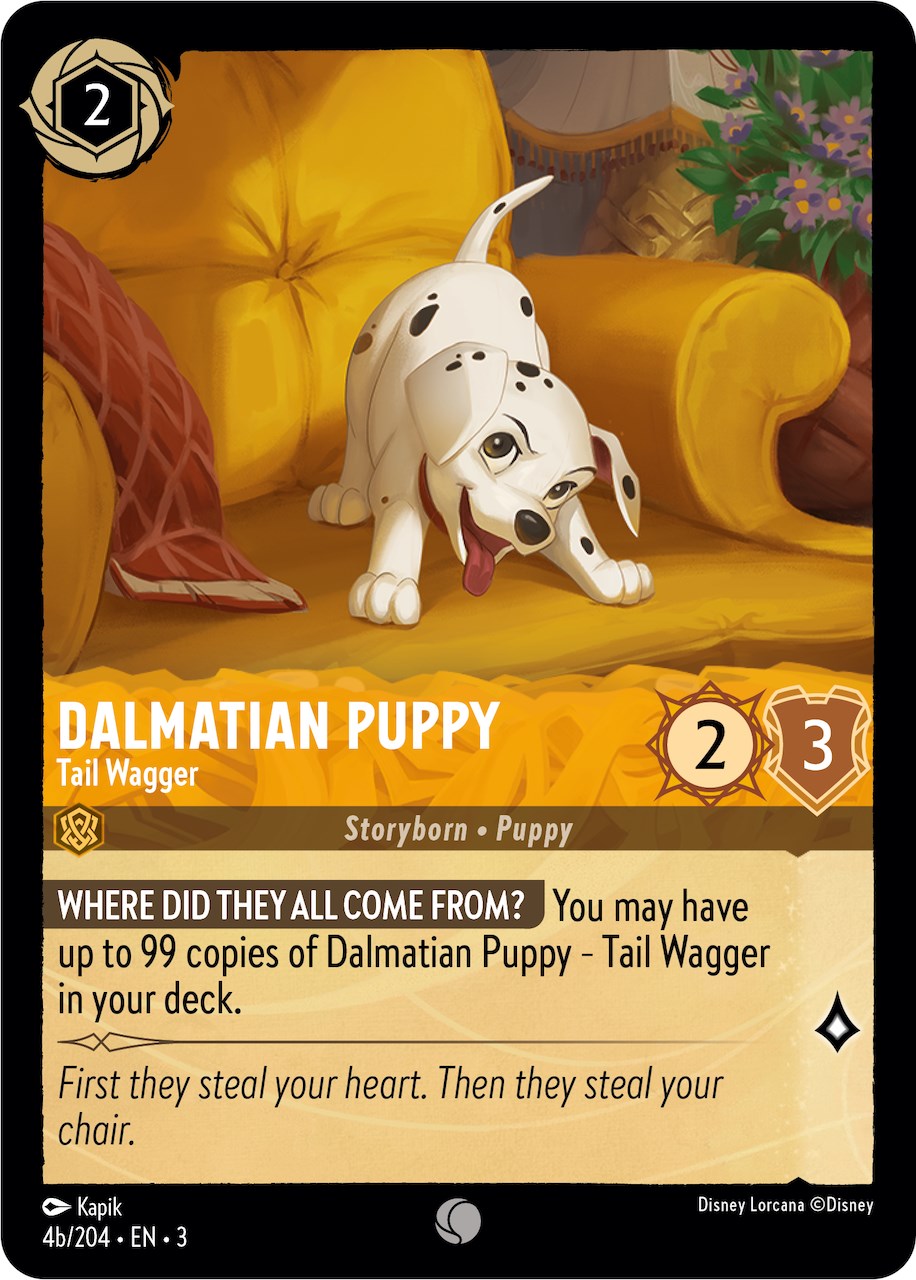 Dalmatian Puppy - Tail Wagger (4b) (4b/204) [Into the Inklands] | Rock City Comics
