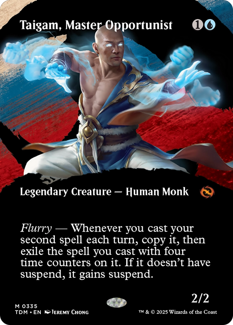 Taigam, Master Opportunist (Borderless) [Tarkir: Dragonstorm] | Rock City Comics