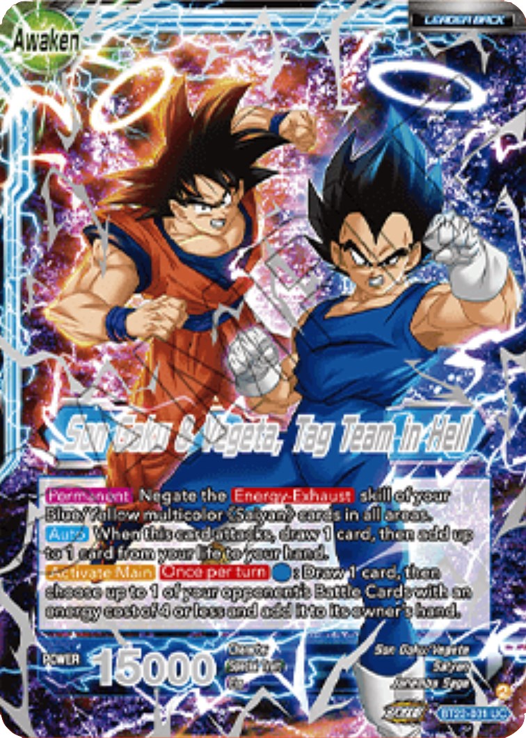 Son Goku // Son Goku & Vegeta, Tag Team in Hell (2023 Championship Finals) (BT22-031) [Tournament Promotion Cards] | Rock City Comics