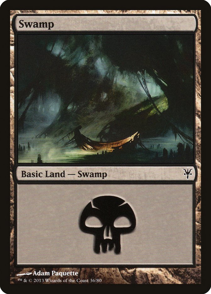 Swamp (36) [Duel Decks: Sorin vs. Tibalt] | Rock City Comics