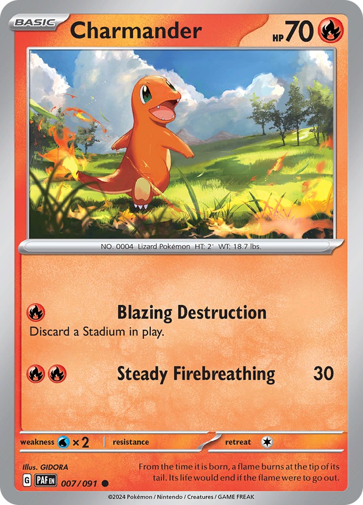 Charmander (007/091) [Scarlet & Violet: Paldean Fates] | Rock City Comics