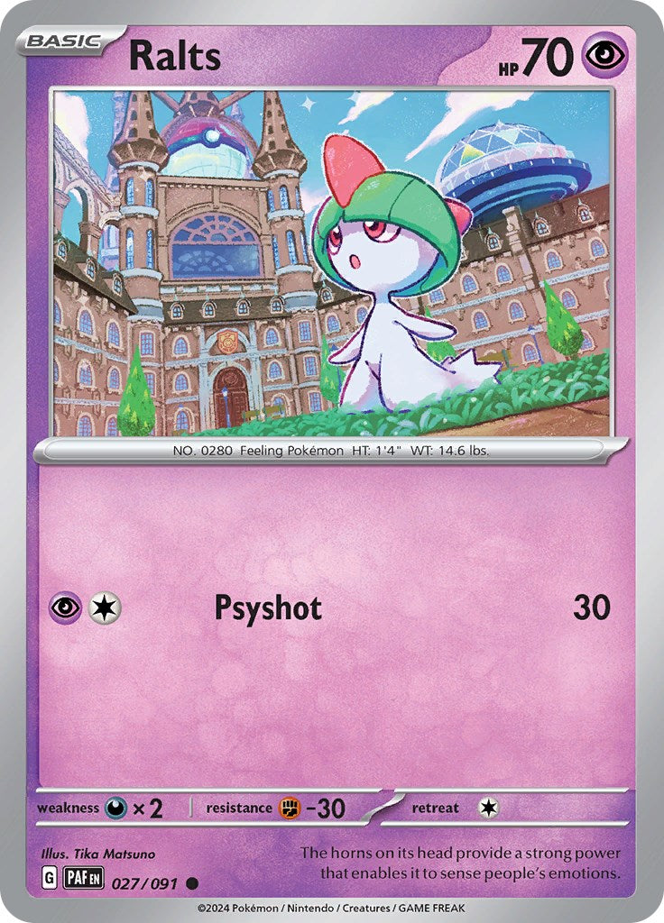 Ralts (027/091) [Scarlet & Violet: Paldean Fates] | Rock City Comics