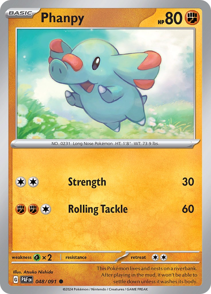 Phanpy (048/091) [Scarlet & Violet: Paldean Fates] | Rock City Comics