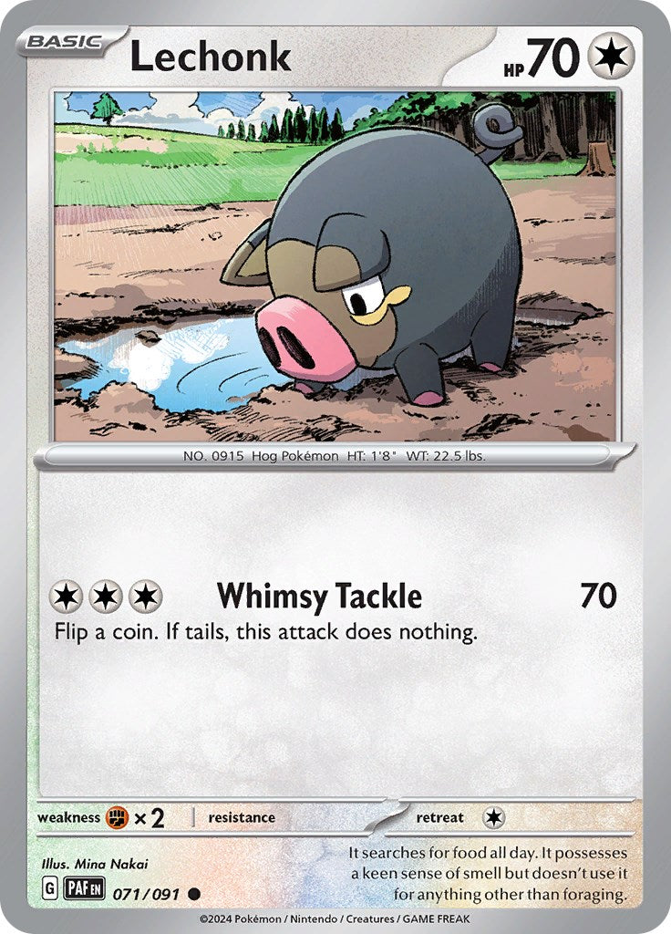 Lechonk (071/091) [Scarlet & Violet: Paldean Fates] | Rock City Comics