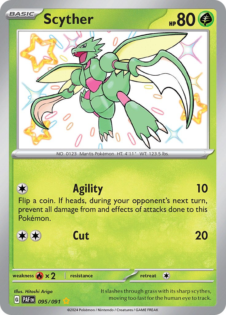 Scyther (095/091) [Scarlet & Violet: Paldean Fates] | Rock City Comics