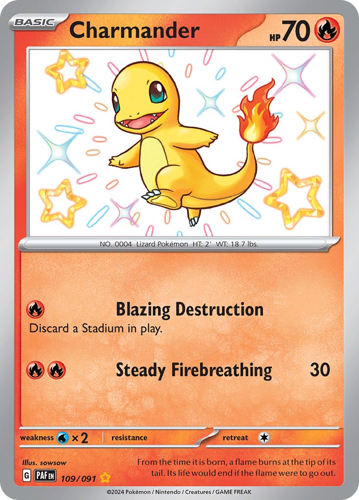 Charmander (109/091) [Scarlet & Violet: Paldean Fates] | Rock City Comics