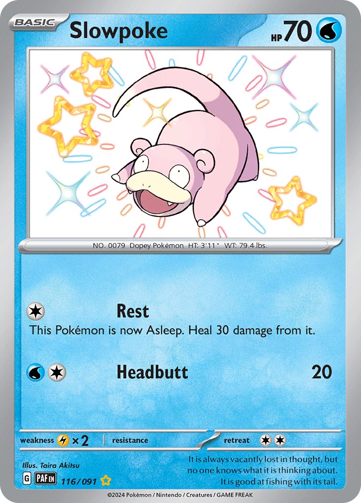 Slowpoke (116/091) [Scarlet & Violet: Paldean Fates] | Rock City Comics