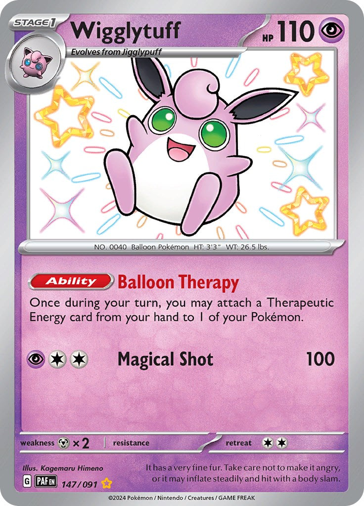 Wigglytuff (147/091) [Scarlet & Violet: Paldean Fates] | Rock City Comics