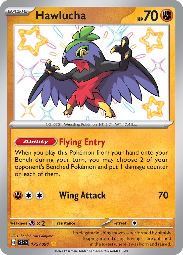 Hawlucha (175/091) [Scarlet & Violet: Paldean Fates] | Rock City Comics