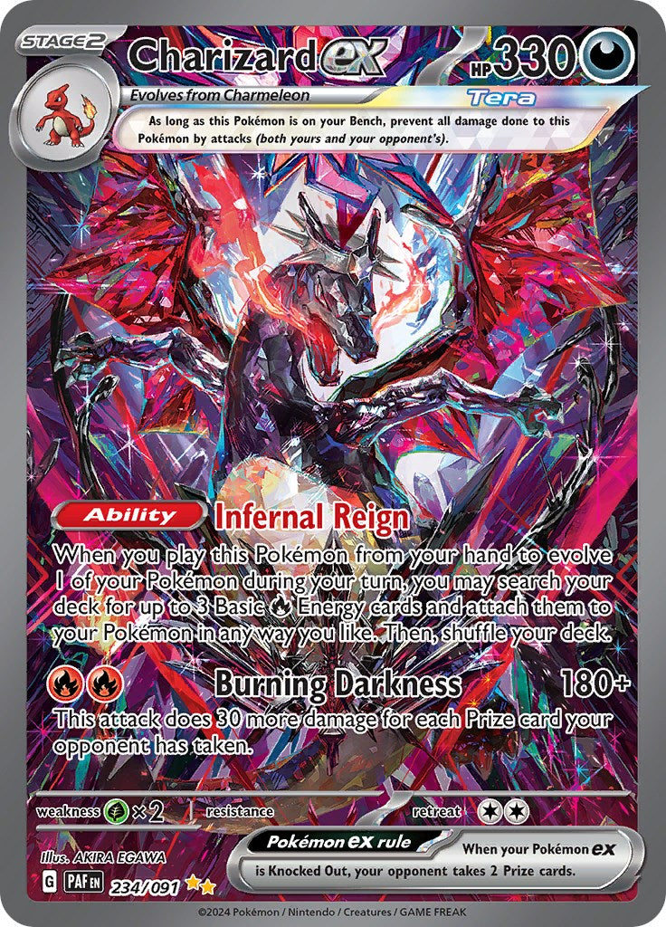 Charizard ex (234/091) [Scarlet & Violet: Paldean Fates] | Rock City Comics