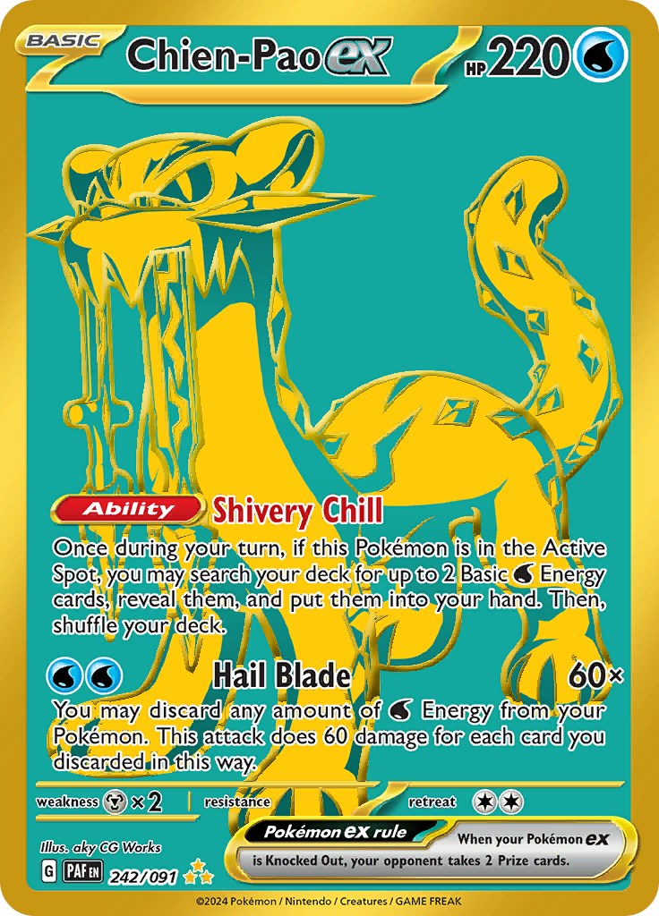 Chien-Pao ex (242/091) [Scarlet & Violet: Paldean Fates] | Rock City Comics