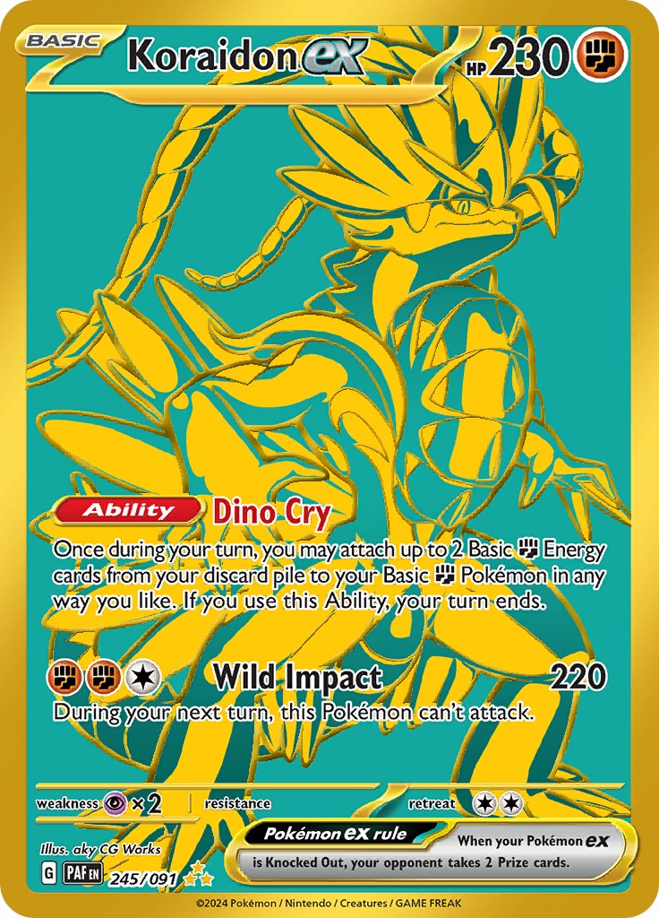 Koraidon ex (245/091) [Scarlet & Violet: Paldean Fates] | Rock City Comics