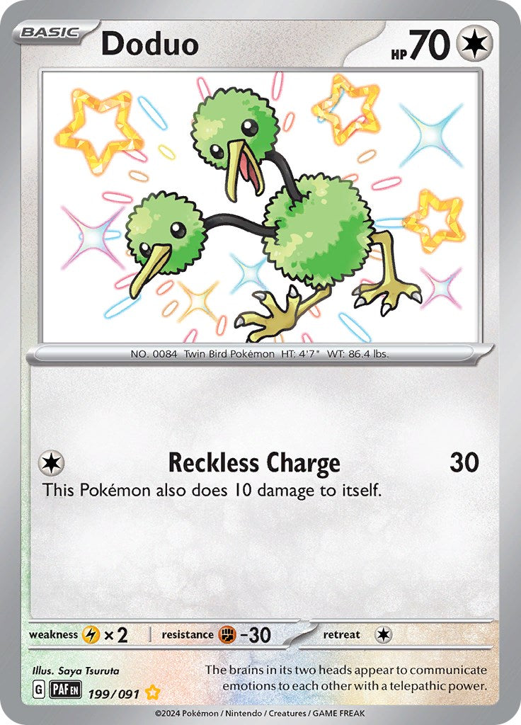 Doduo (199/091) [Scarlet & Violet: Paldean Fates] | Rock City Comics