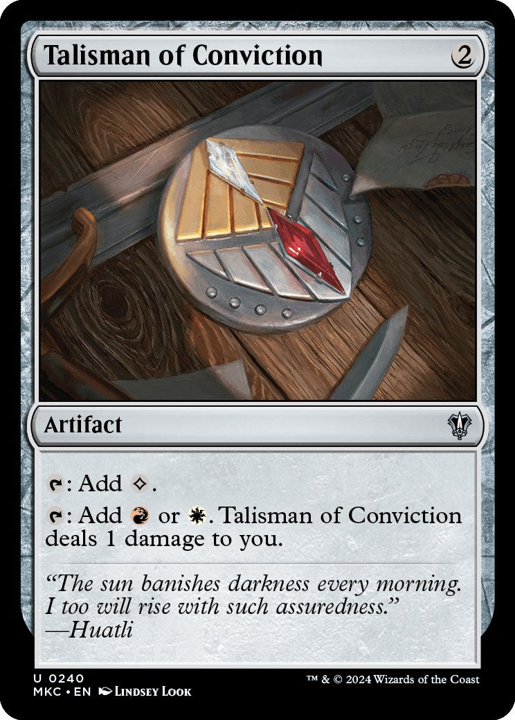 Talisman of Conviction [Murders at Karlov Manor Commander] | Rock City Comics