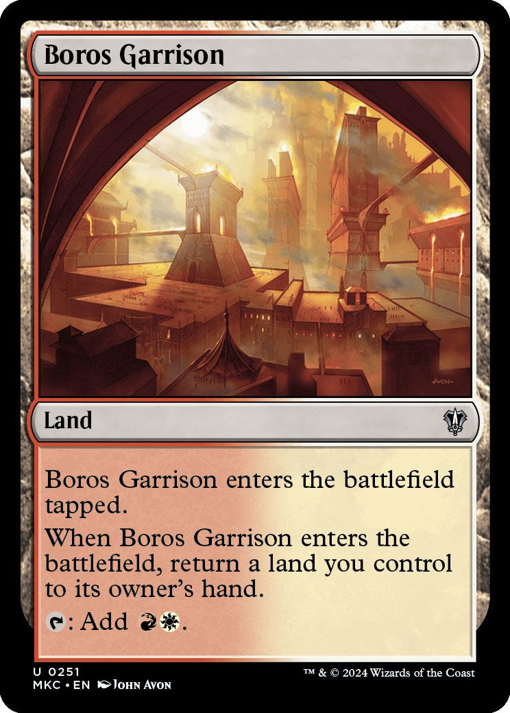 Boros Garrison [Murders at Karlov Manor Commander] | Rock City Comics