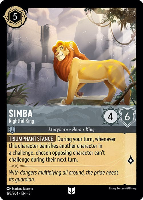 Simba - Rightful King (193/204) [Into the Inklands] | Rock City Comics
