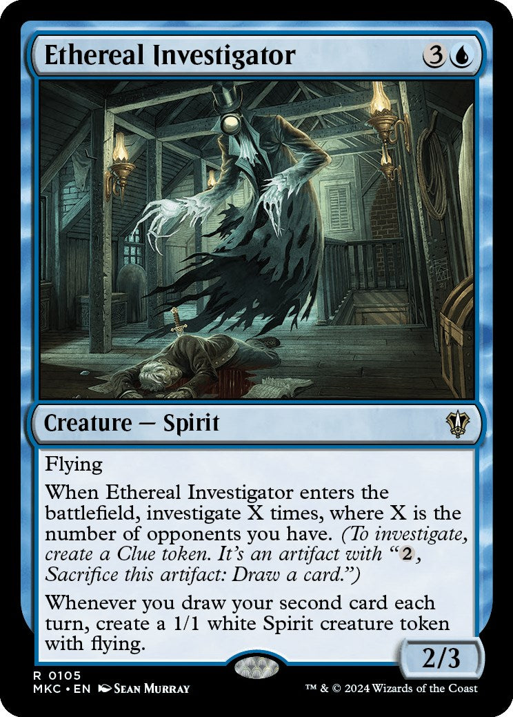 Ethereal Investigator [Murders at Karlov Manor Commander] | Rock City Comics