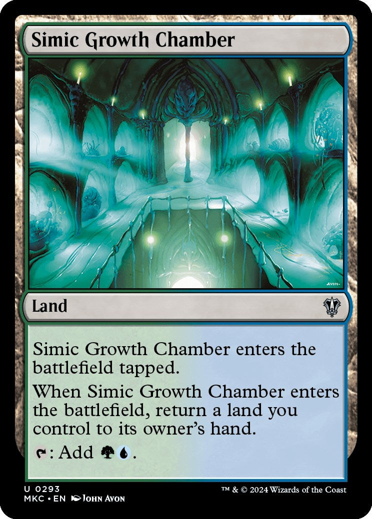 Simic Growth Chamber [Murders at Karlov Manor Commander] | Rock City Comics