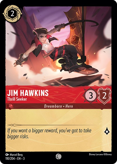 Jim Hawkins - Thrill Seeker (110/204) [Into the Inklands] | Rock City Comics