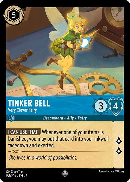 Tinker Bell - Very Clever Fairy (157/204) [Into the Inklands] | Rock City Comics