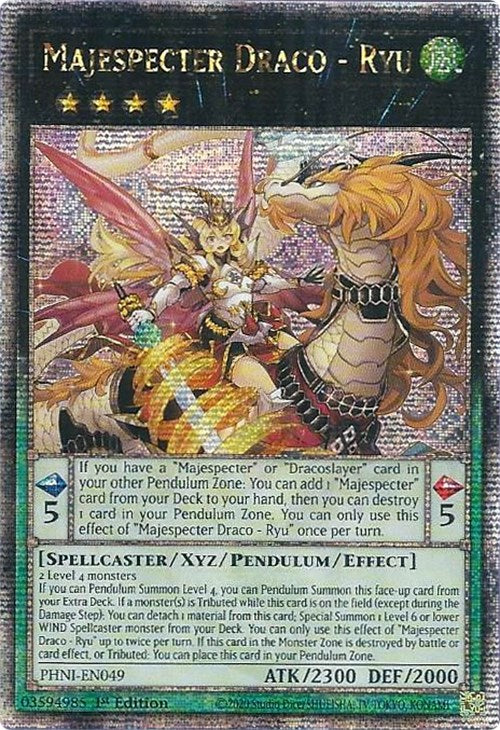 Majespecter Draco - Ryu [PHNI-EN049] Quarter Century Secret Rare | Rock City Comics