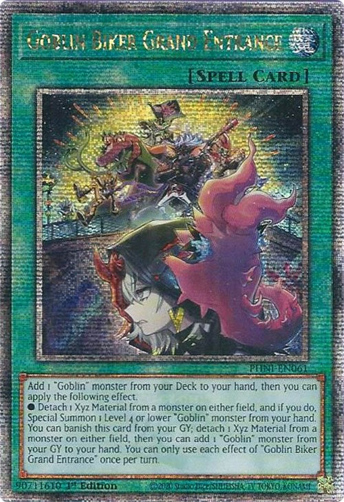 Goblin Biker Grand Entrance [PHNI-EN061] Quarter Century Secret Rare | Rock City Comics