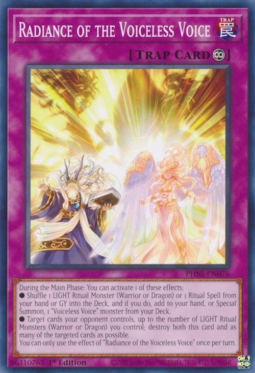 Radiance of the Voiceless Voice [PHNI-EN076] Common | Rock City Comics