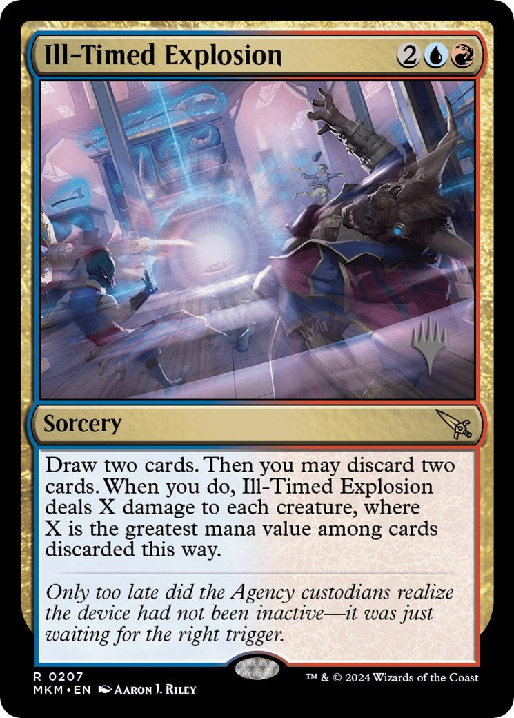 Ill-Timed Explosion (Promo Pack) [Murders at Karlov Manor Promos] | Rock City Comics
