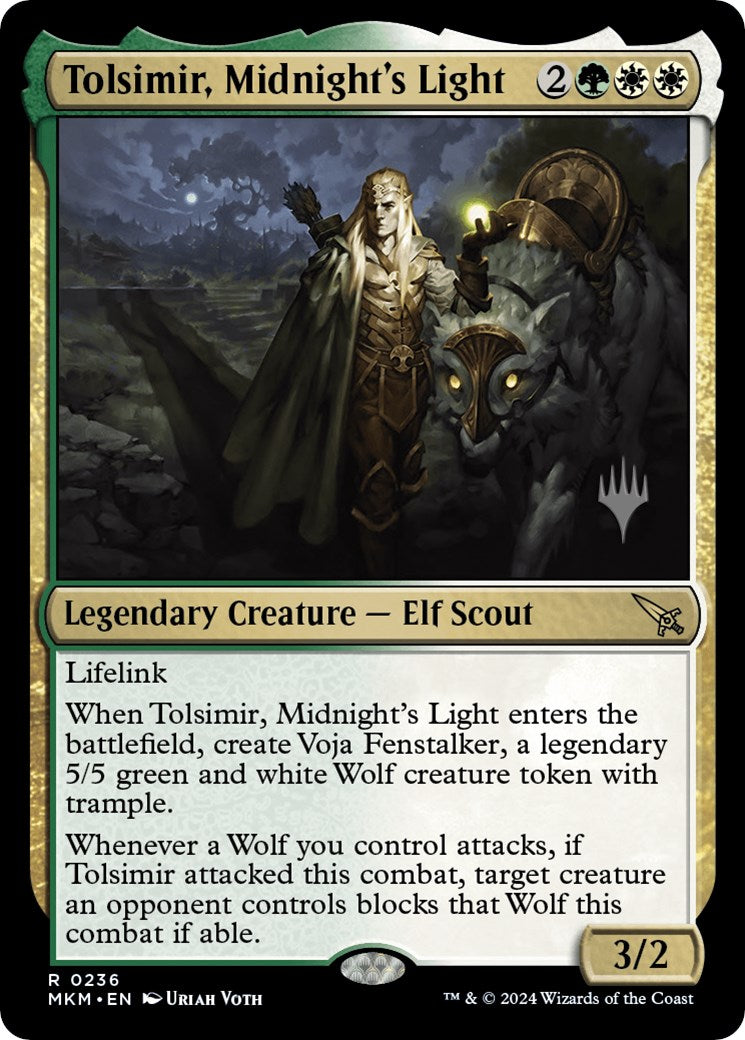 Tolsimir, Midnight's Light (Promo Pack) [Murders at Karlov Manor Promos] | Rock City Comics