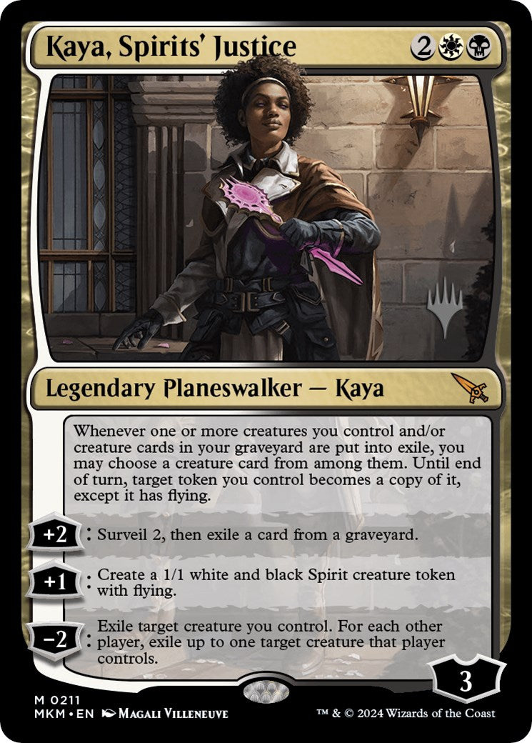 Kaya, Spirits' Justice (Promo Pack) [Murders at Karlov Manor Promos] | Rock City Comics