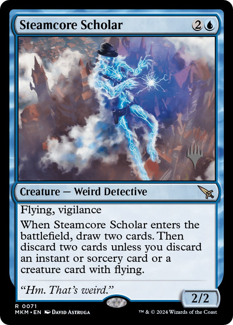 Steamcore Scholar (Promo Pack) [Murders at Karlov Manor Promos] | Rock City Comics