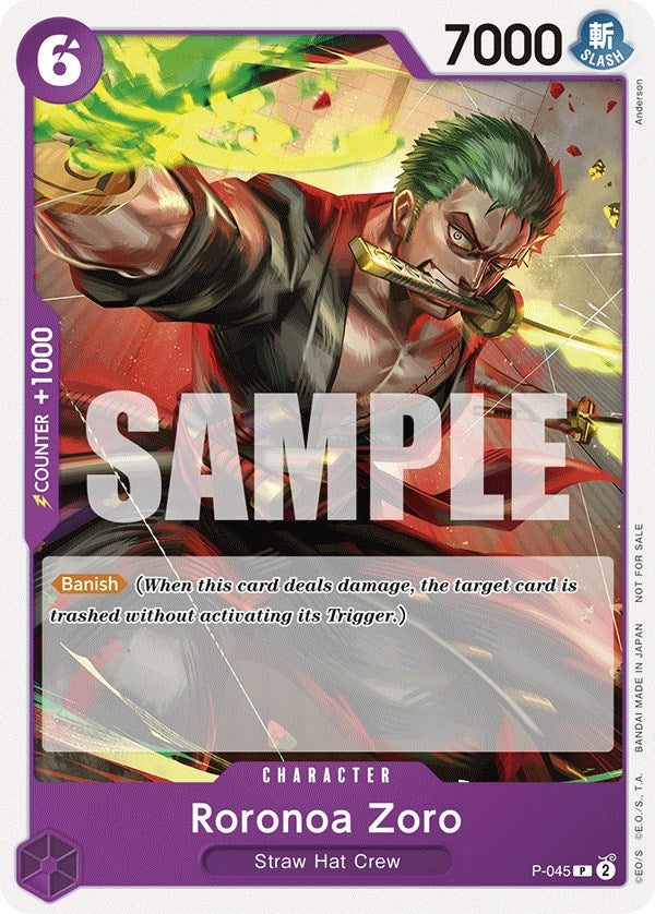 Roronoa Zoro (OP-06 Pre-Release Tournament) [Participant] [One Piece Promotion Cards] | Rock City Comics