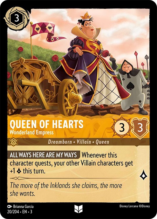 Queen of Hearts - Wonderland Empress (20/204) [Into the Inklands] | Rock City Comics