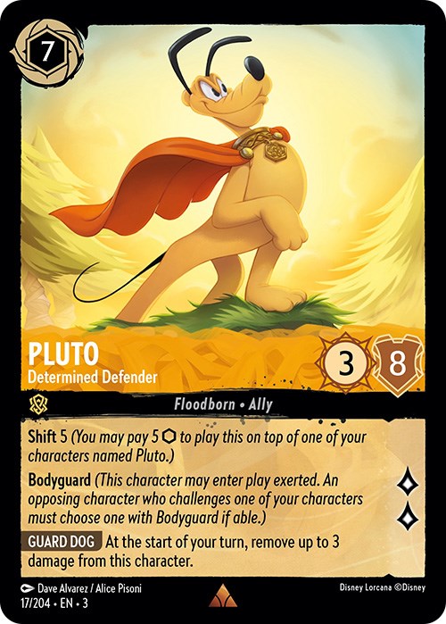 Pluto - Determined Defender (17/204) [Into the Inklands] | Rock City Comics