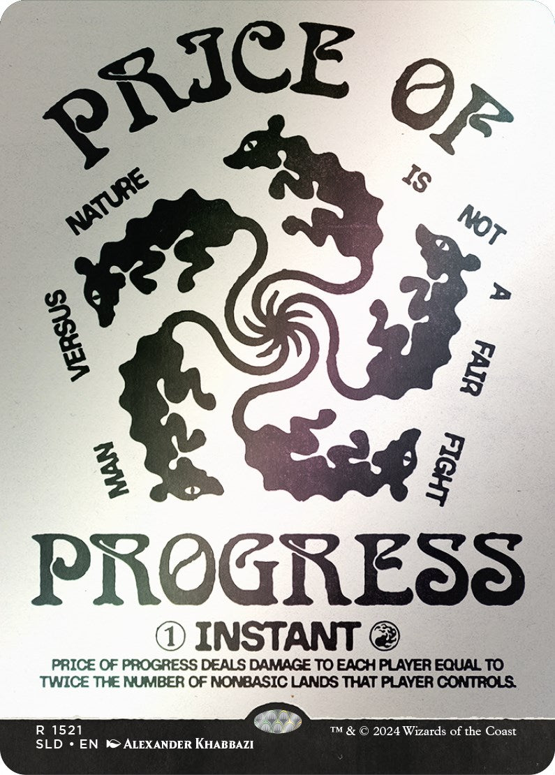 Price of Progress (Rainbow Foil) [Secret Lair Drop Series] | Rock City Comics