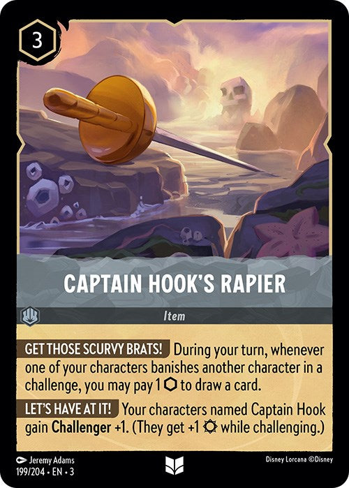 Captain Hook's Rapier (199/204) [Into the Inklands] | Rock City Comics