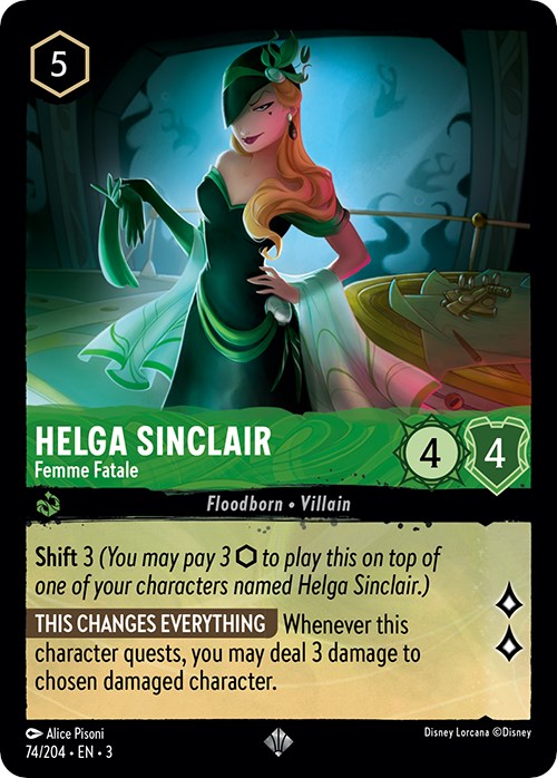 Helga Sinclair - Femme Fatale (74/204) [Into the Inklands] | Rock City Comics