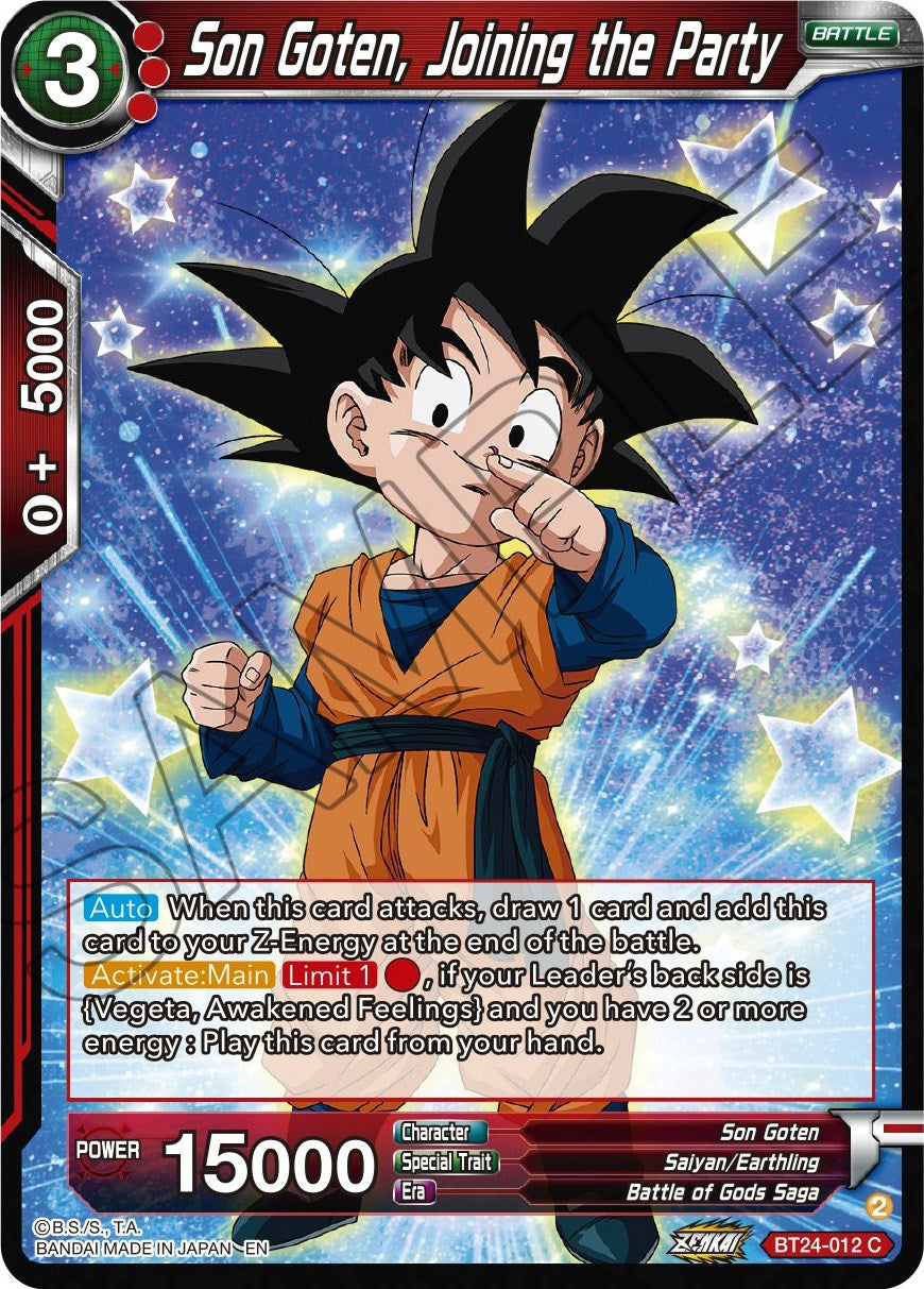 Son Goten, Joining the Party (BT24-012) [Beyond Generations] | Rock City Comics