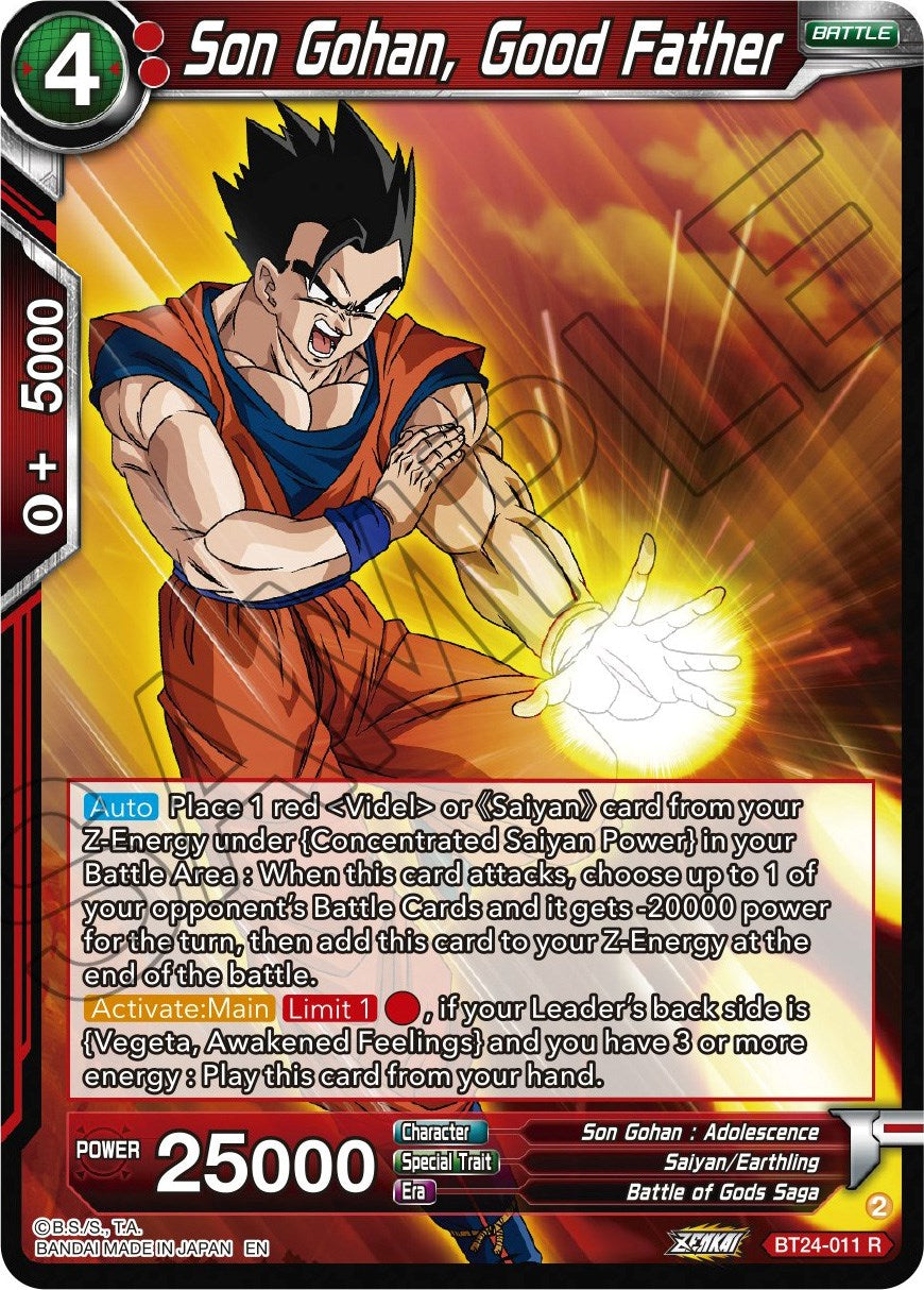 Son Gohan, Good Father (BT24-011) [Beyond Generations] | Rock City Comics