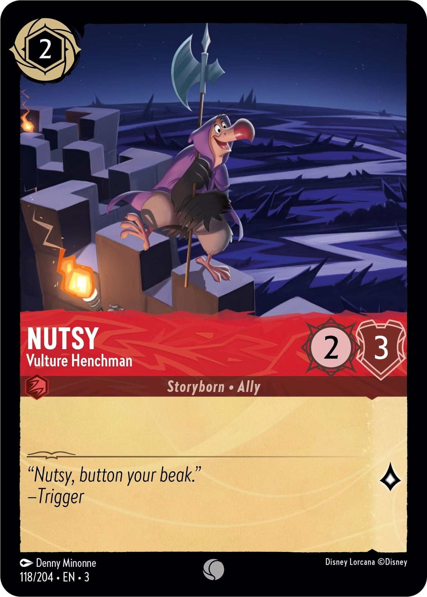 Nutsy - Vulture Henchman (118/204) [Into the Inklands] | Rock City Comics