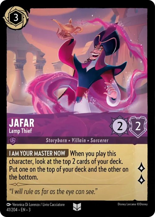 Jafar - Lamp Thief (41/204) [Into the Inklands] | Rock City Comics