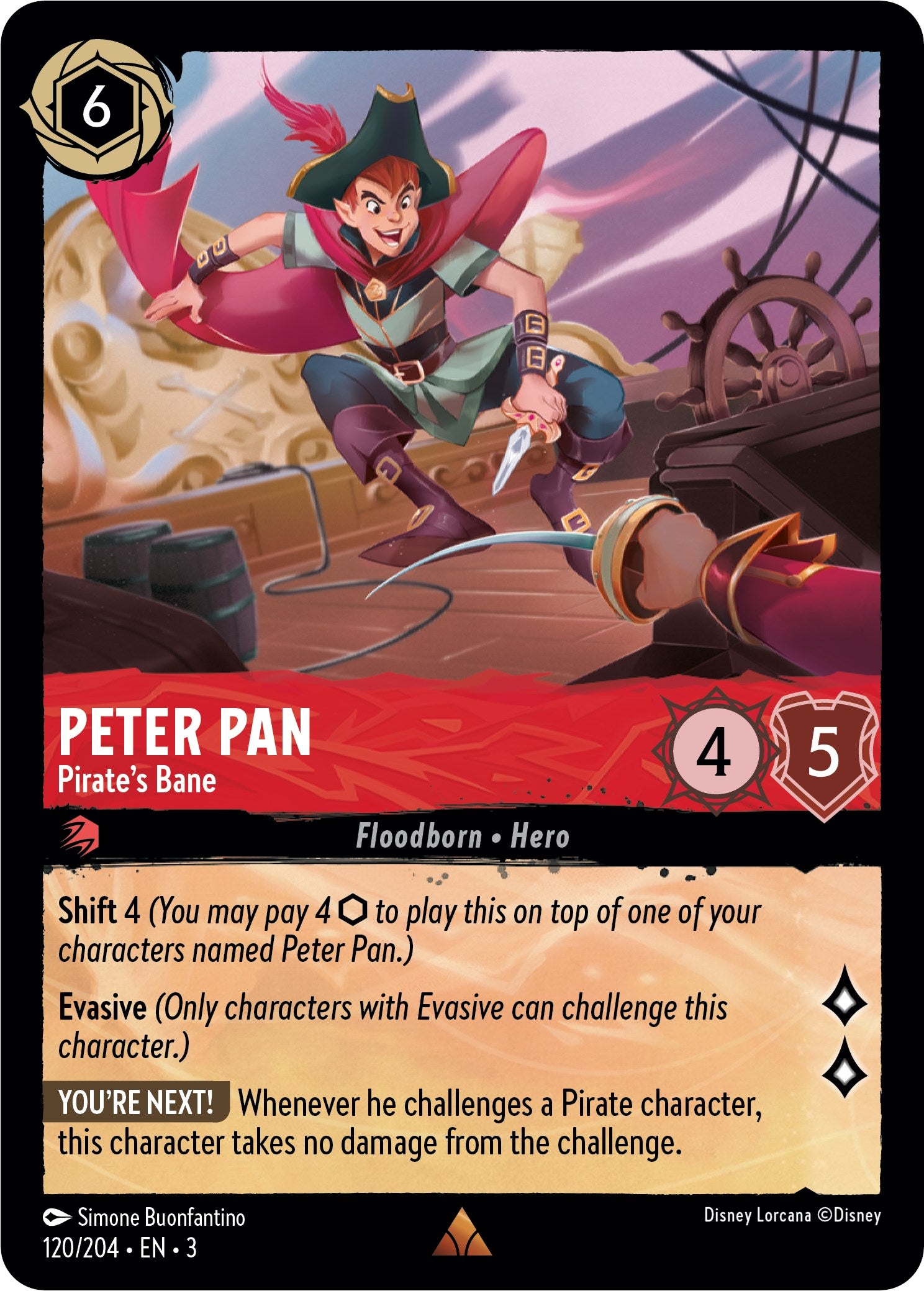 Peter Pan - Pirate's Bane (120/204) [Into the Inklands] | Rock City Comics