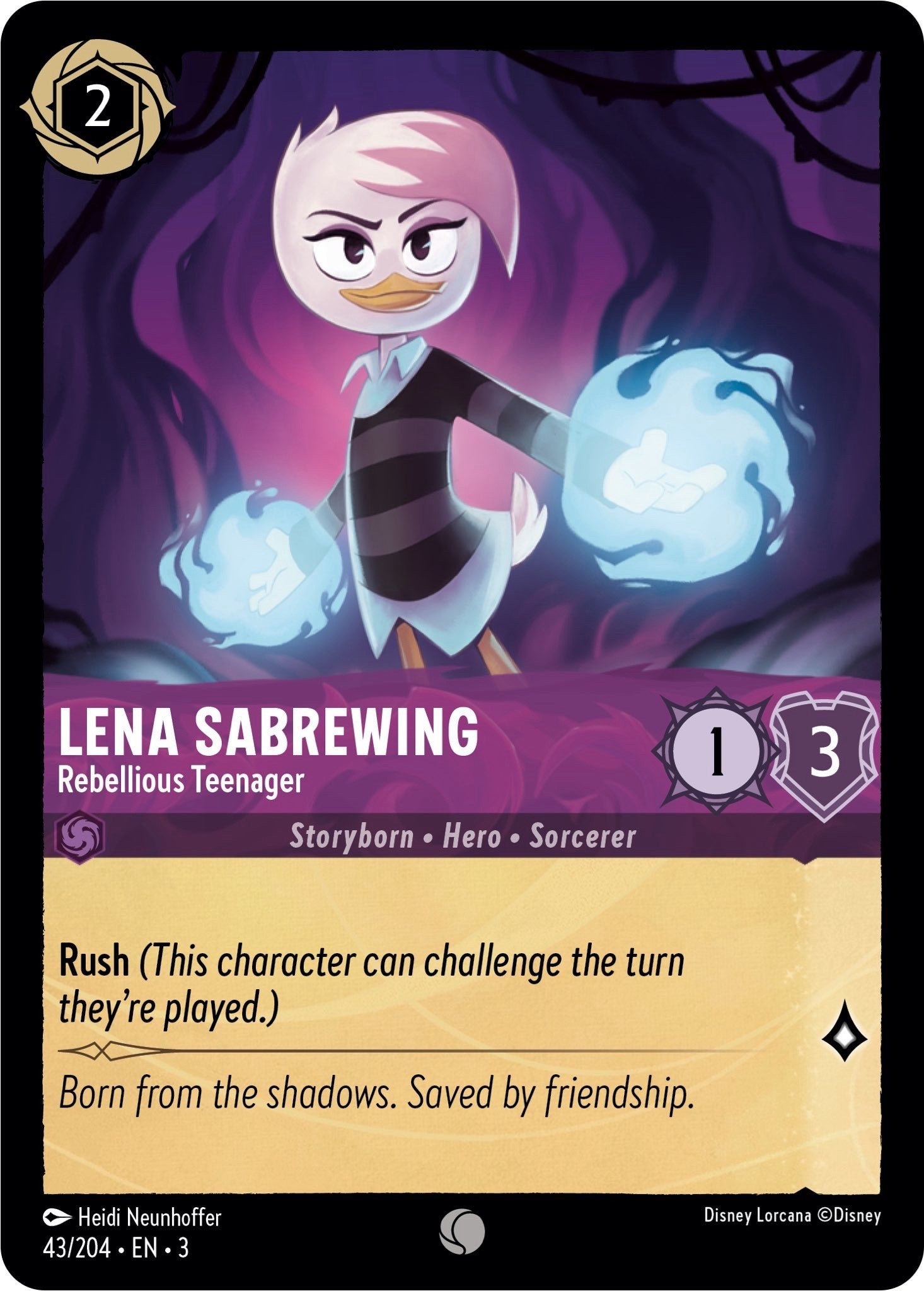Lena Sabrewing - Rebellious Teenager (43/204) [Into the Inklands] | Rock City Comics