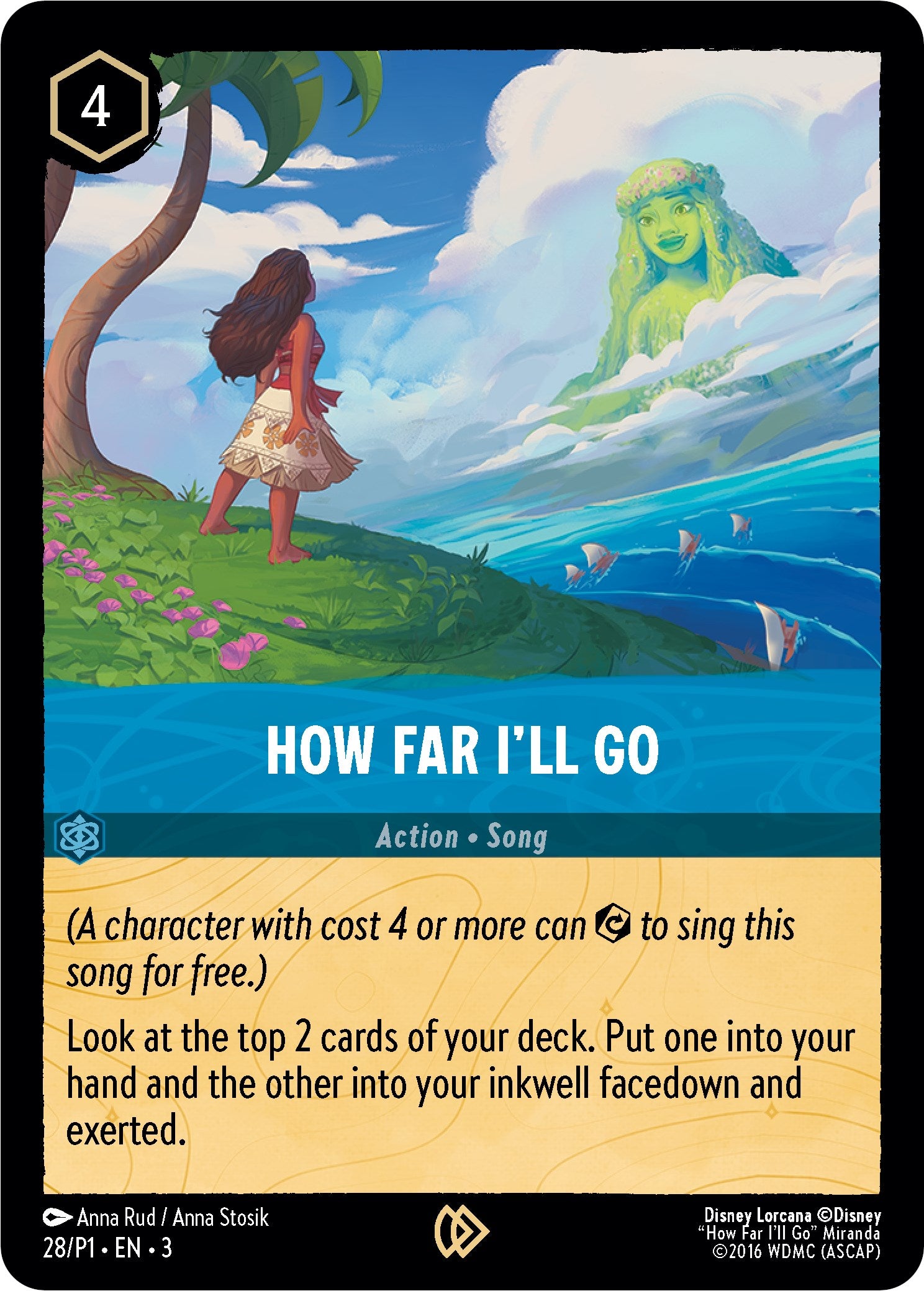 How Far I'll Go (28) [Promo Cards] | Rock City Comics