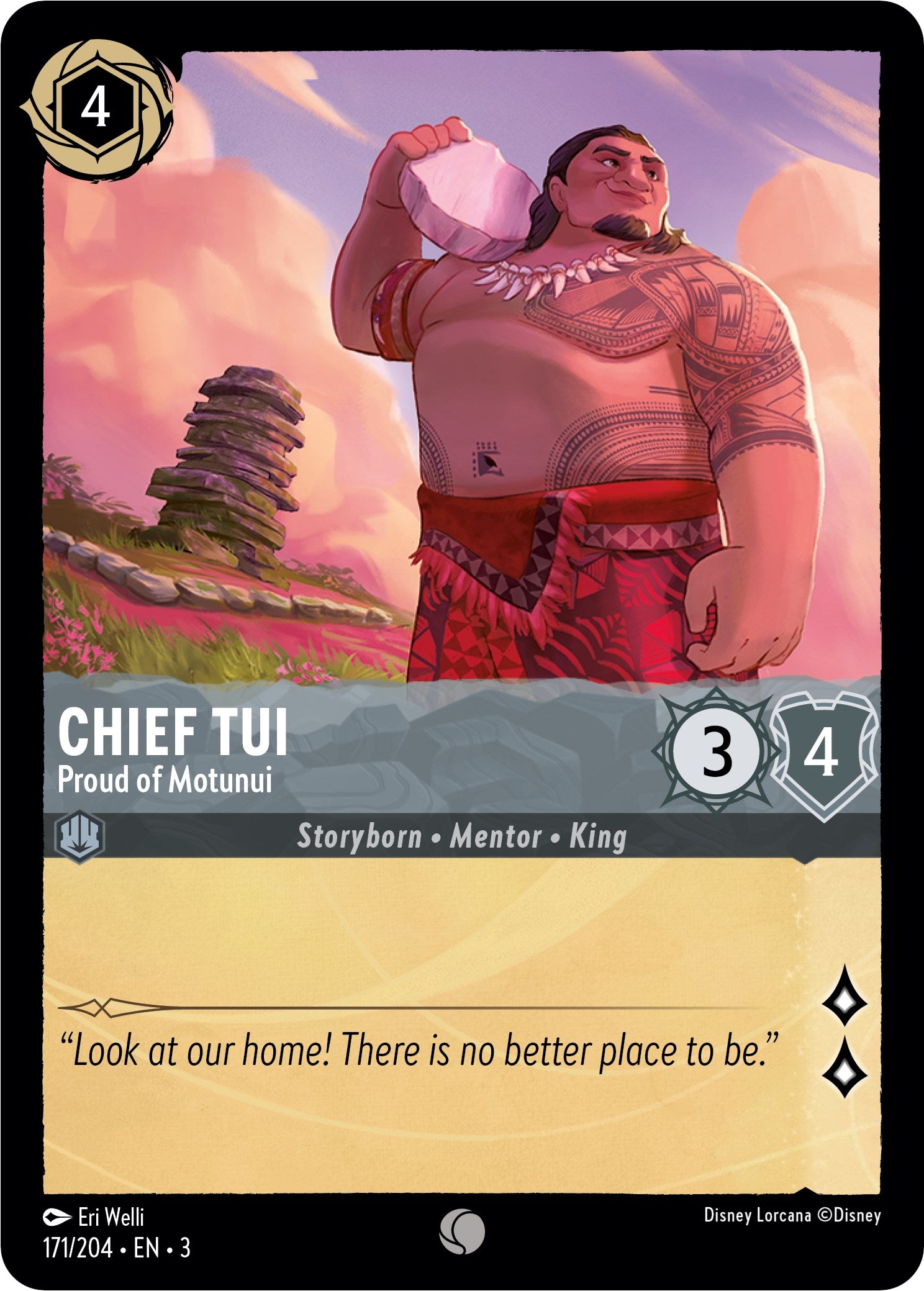 Chief Tui - Proud of Motunui (171/204) [Into the Inklands] | Rock City Comics